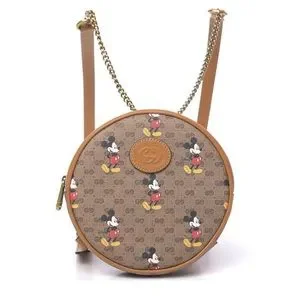 Gucci x Disney GG Supreme backpack ltd edition NIB Gucci GG Disney X Mickey Mouse Supreme Leather Backpack Tan  main image 3